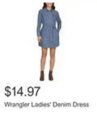 Costco Wrangler ladies' denim dress offer