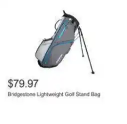 Costco Bridgestone lightweight golf stand bag offer
