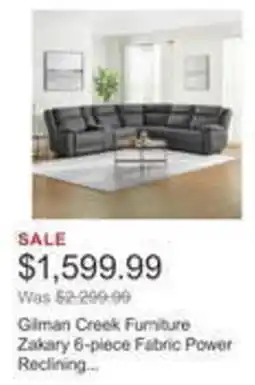 Costco Gilman creek furniture zakary offer