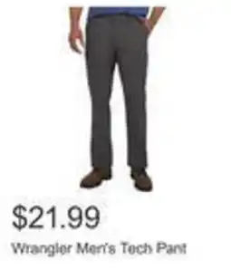 Costco Wrangler men's tech pant offer