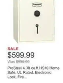 Costco Prosteel  home safe, ul rated, electronic lock, fire offer