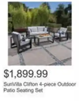 Costco Sunvilla clifton outdoor patio seating set offer