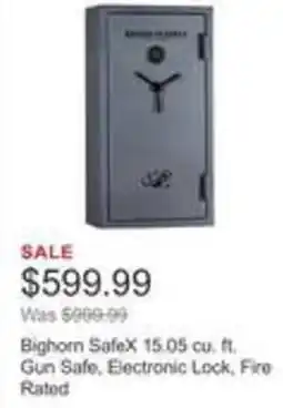 Costco Bighorn safex fgun safe, electronic lock, fire rated offer