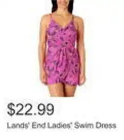 Costco Lands' end ladies' swim dress offer