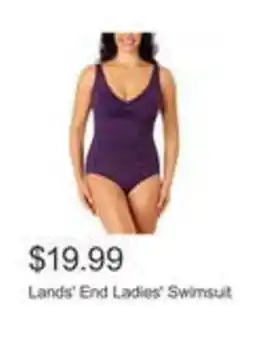 Costco Lands' end ladies' swimsuit offer