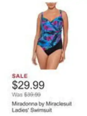 Costco Miradonna by miraclesuit ladies offer