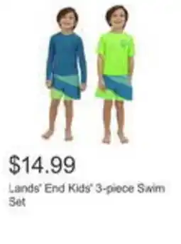 Costco Lands' end kids' swim set offer