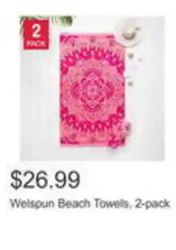 Costco Welspun beach towels offer