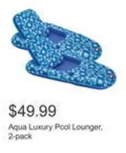 Costco Aqua luxury pool lounger offer