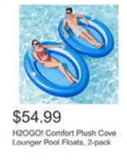 Costco Comfort plush cove lounger pool floats offer