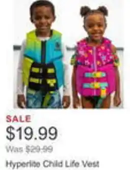 Costco Hyperlite child life vest offer