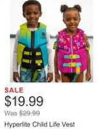 Costco Hyperlite child life vest offer