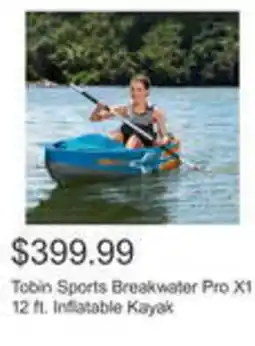 Costco Tobin sports breakwater inflatable kayak offer