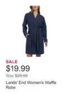 Costco Lands' end women's waffle offer