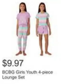 Costco Bcbg girls youth lounge set offer