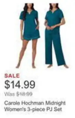 Costco Carole hochman midnight women's offer