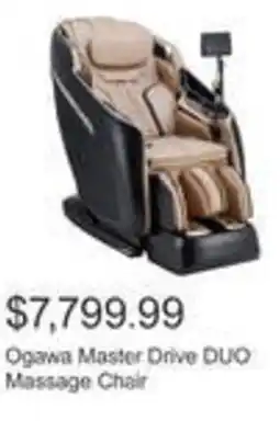Costco Ogawa master drive duo massage chair offer