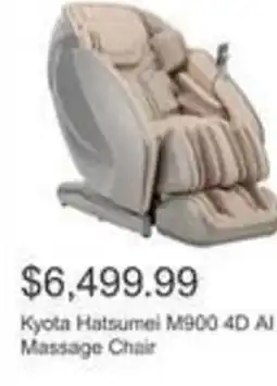 Costco Kyota hatsumel m900 4d aj massage chair offer
