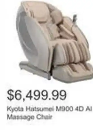 Costco Kyota hatsumel m900 4d aj massage chair offer