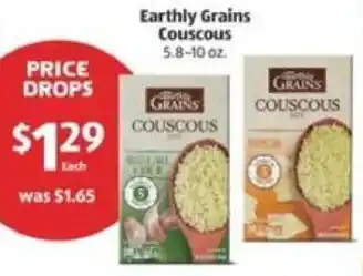 Aldi Earthly grains couscous offer