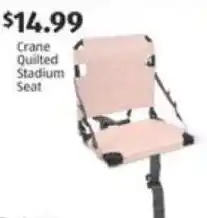 Aldi Crane quilted stadium seat offer