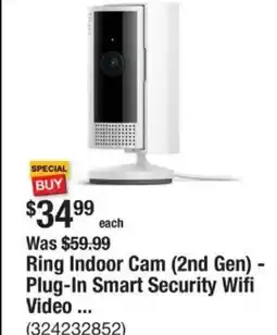 The Home Depot Ring indoor cam offer