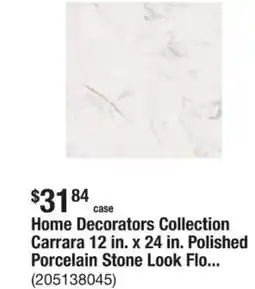 The Home Depot Home decorators collection carrara offer