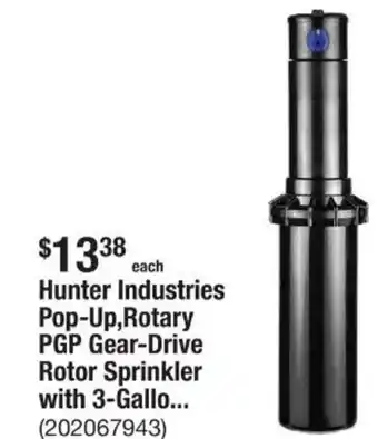 The Home Depot Hunter industries pop-up,rotary pgp gear-drive rotor sprinkler offer