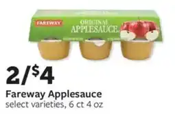 Fareway Fareway Applesauce offer