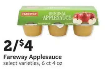 Fareway Fareway Applesauce offer
