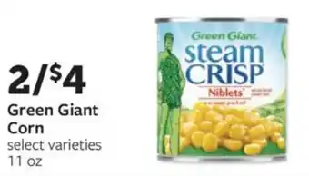 Fareway Green Giant Corn offer