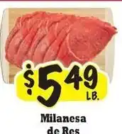 La Michoacana Milanesa de res offer