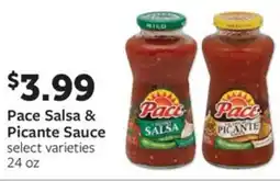 Fareway Pace salsa & picante sauce offer