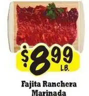 La Michoacana Fajita ranchera marinada offer
