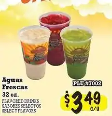 La Michoacana Aguas frescas offer