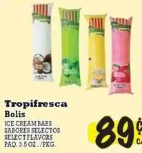 La Michoacana Tropifresca bolis offer