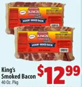 Mac's Market King's smoked bacon offer