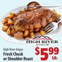 Mac's Market High river angus fresh chuck or shoulder roast offer