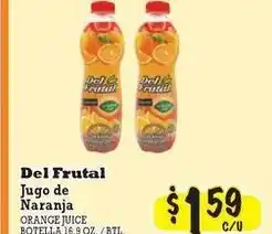 La Michoacana Del frutal jugo de naranja offer
