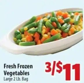 Mac's Market Fresh frozen vegetables offer