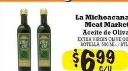 La Michoacana La michoacana meat market aceite de oliva offer