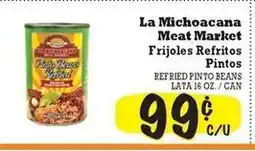 La Michoacana La michoacana meat market offer