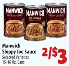 Mac's Market Manwich sloppy joe sauce offer