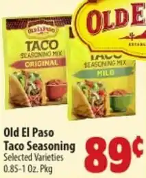 Mac's Market Old el paso taco seasoning offer