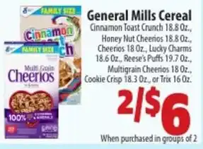 Mac's Market General mills cereal offer
