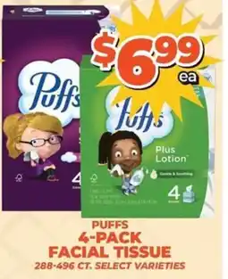 Price Cutter Puffs facial tissue offer