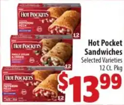 Mac's Market Hot pocket sandwiches offer