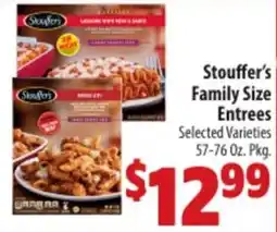 Mac's Market Stouffer's family size entrees offer
