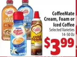 Mac's Market Coffeemate cream, foam or iced coffee offer