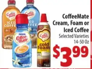 Mac's Market Coffeemate cream, foam or iced coffee offer